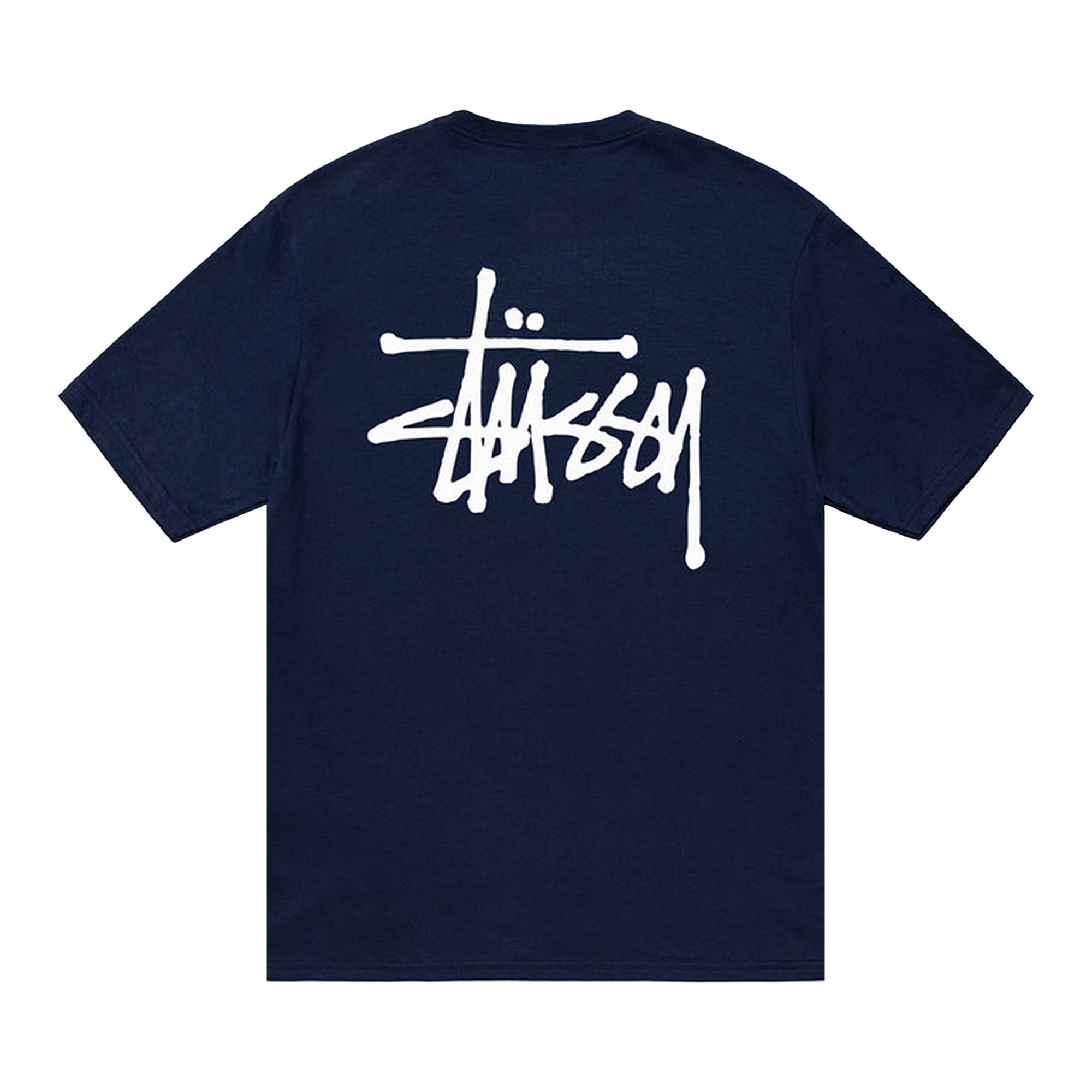 Stussy Basic Tee 'Navy' - 2