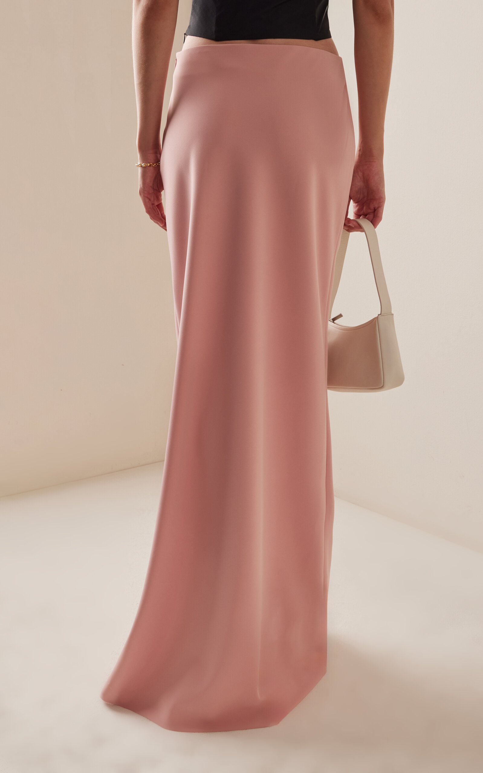 Jolene Crepe Maxi Skirt pink - 4