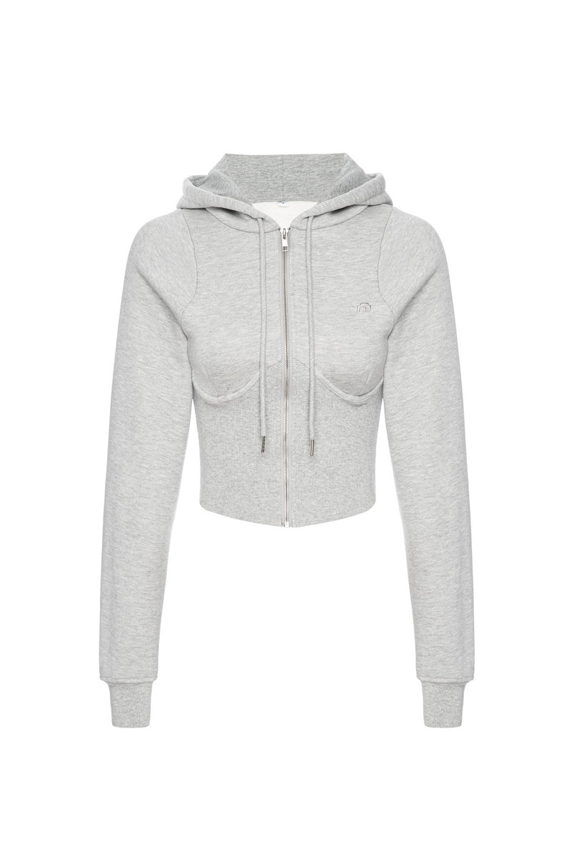 miaou SADIE TOP - GREY outlook