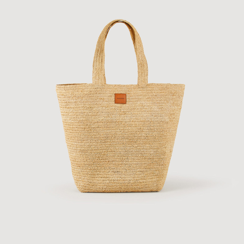 Raffia tote bag 1