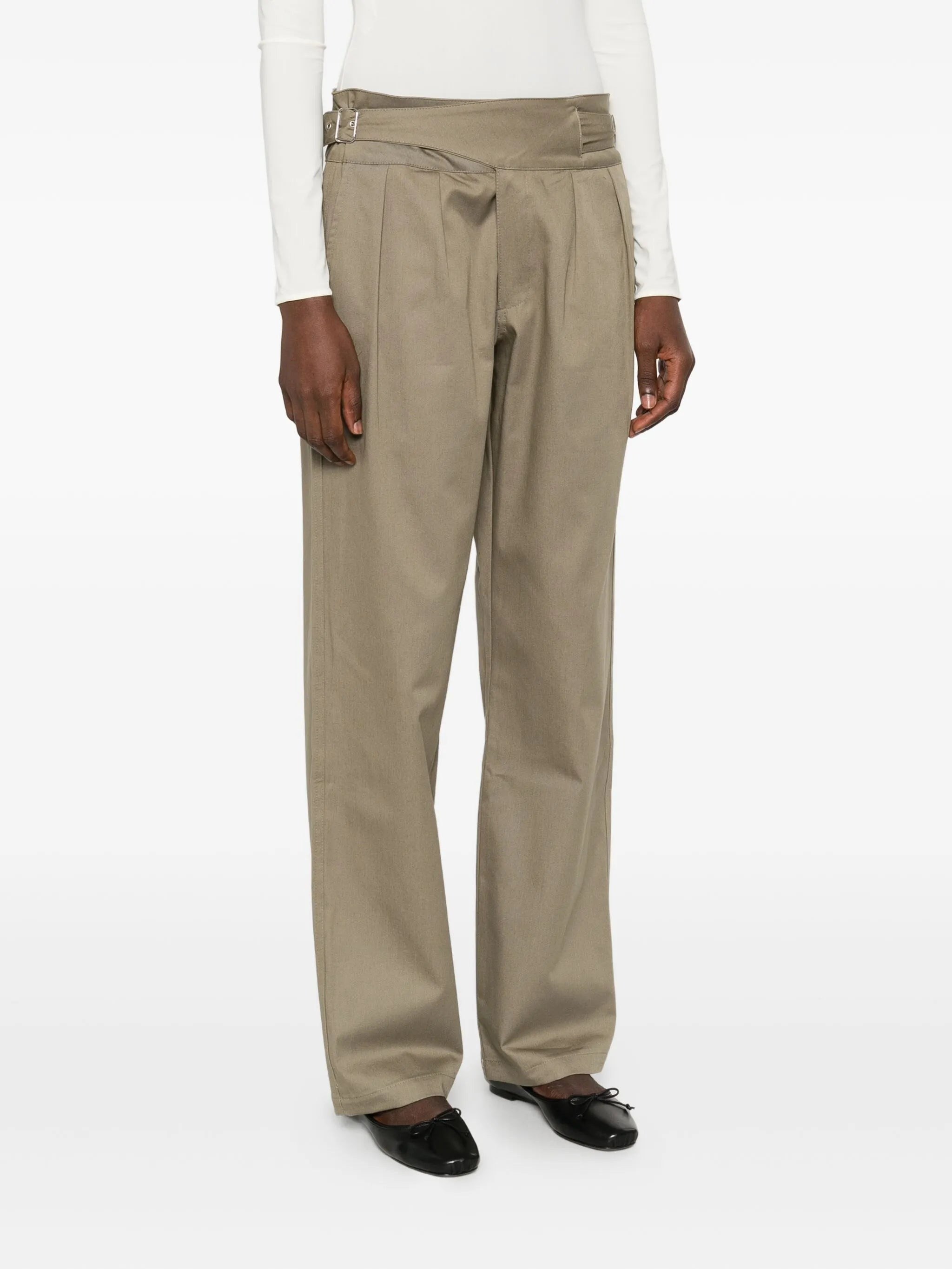 Gimaguas Pleated Belted Trousers - 3