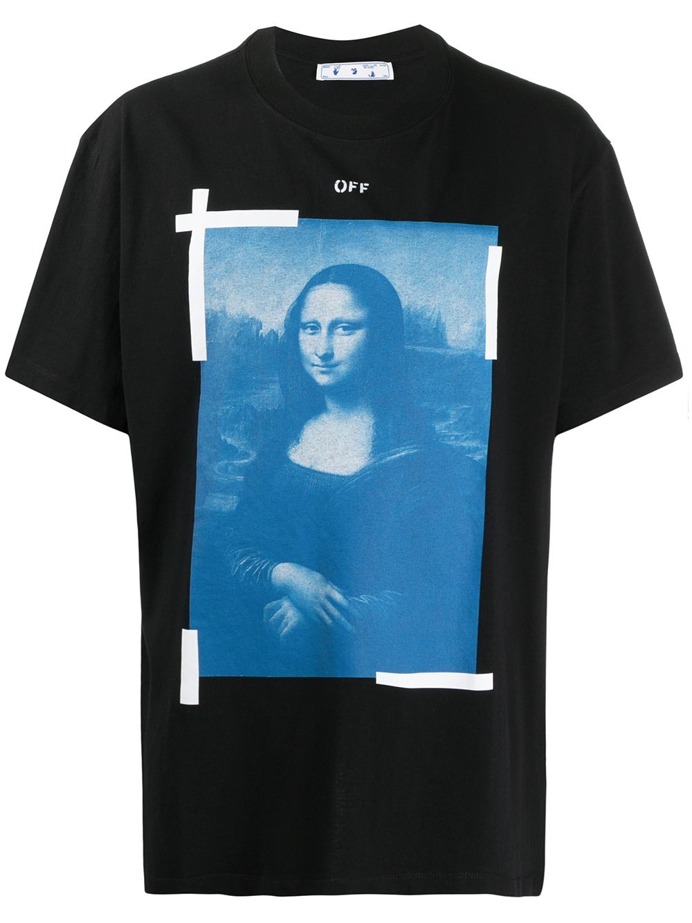 Mona Lisa print oversized T-shirt - 1