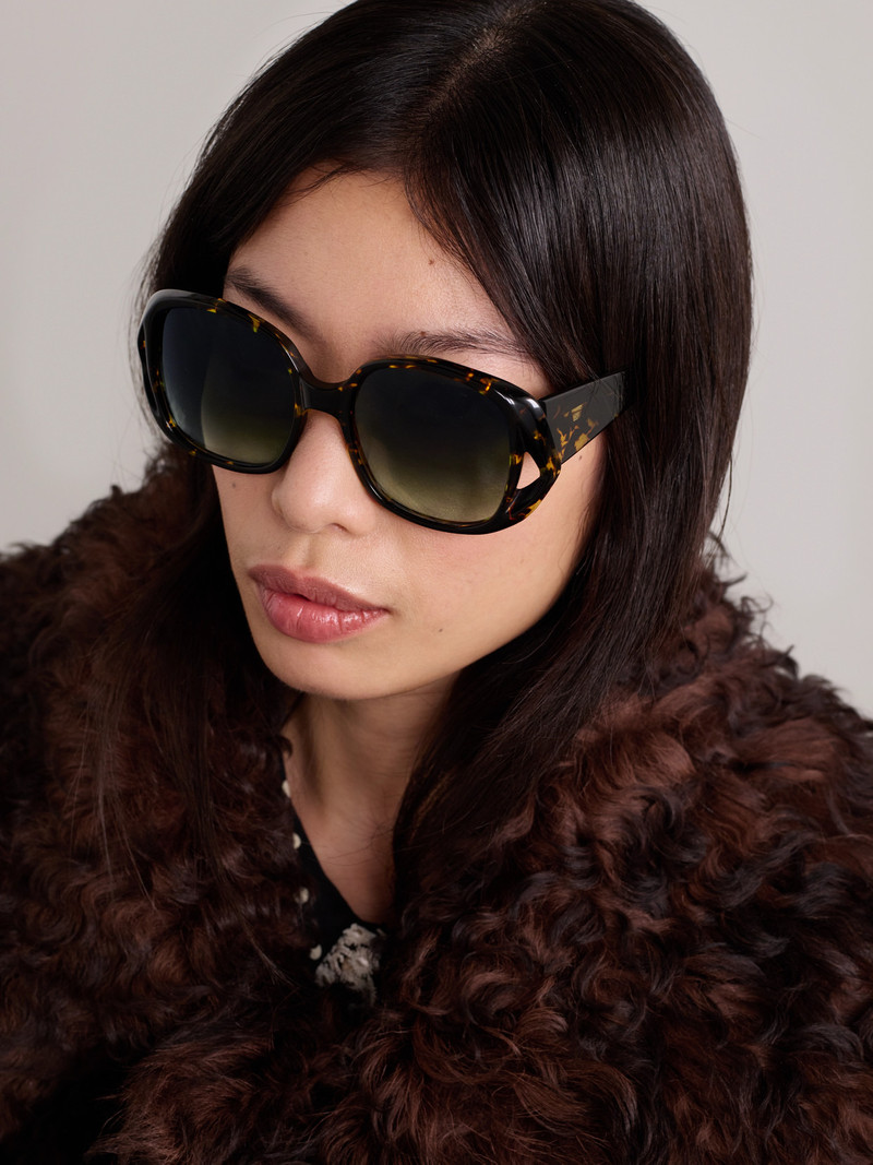 BARTON PERREIRA + 007 Round-frame Tortoiseshell Acetate Sunglasses outlook