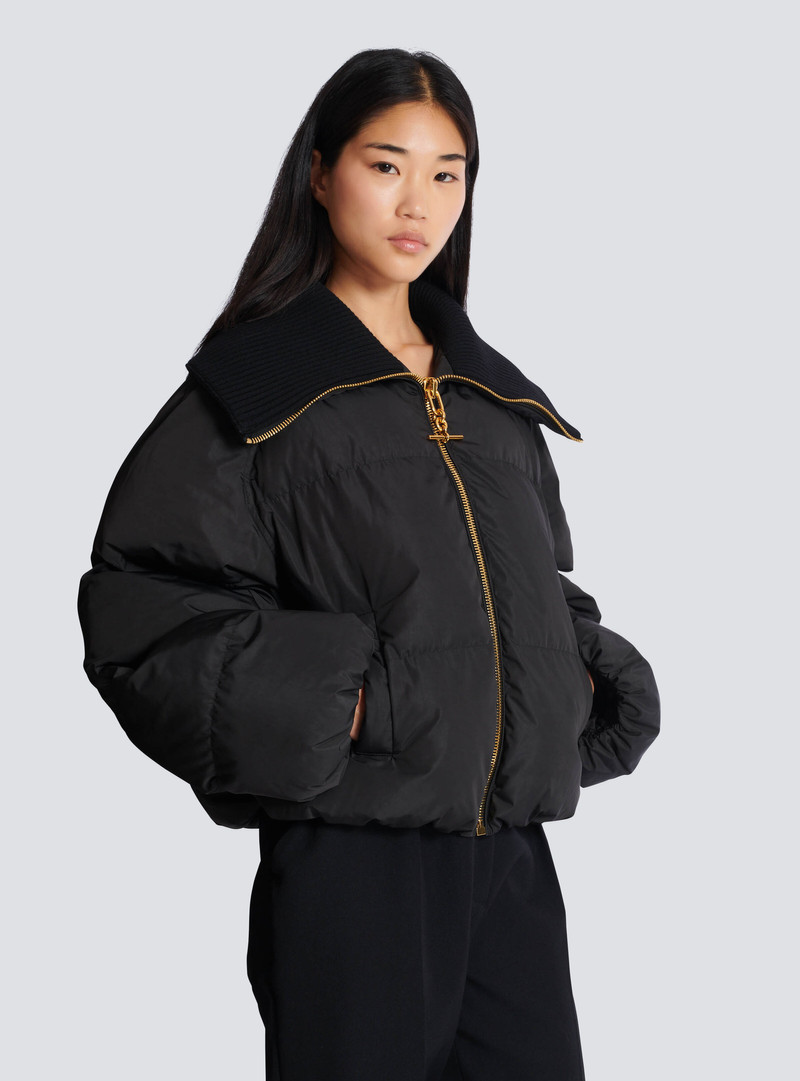 Cropped oversized padded jacket 6