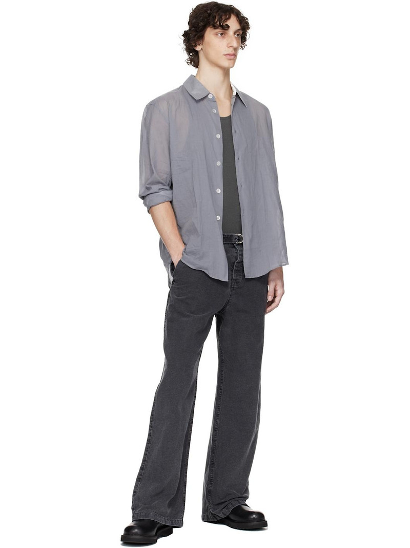 Our Legacy Gray Stern Chino Trousers outlook