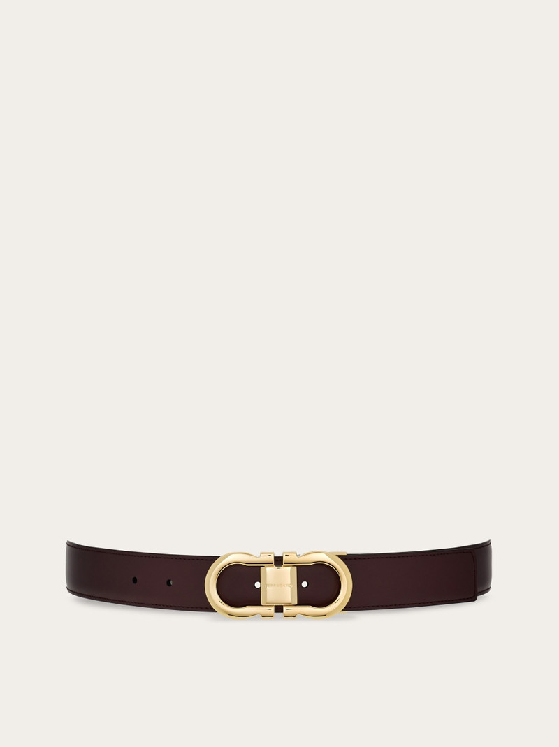 Reversible and adjustable Gancini belt - 1