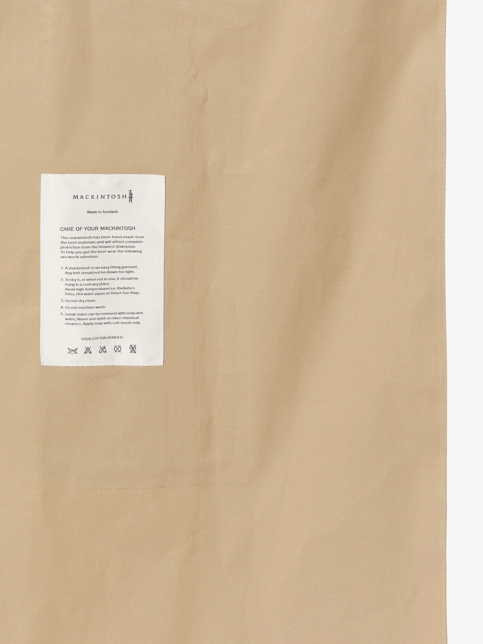 KINTORE FAWN BONDED COTTON TRENCH COAT | LR-1039 - 6