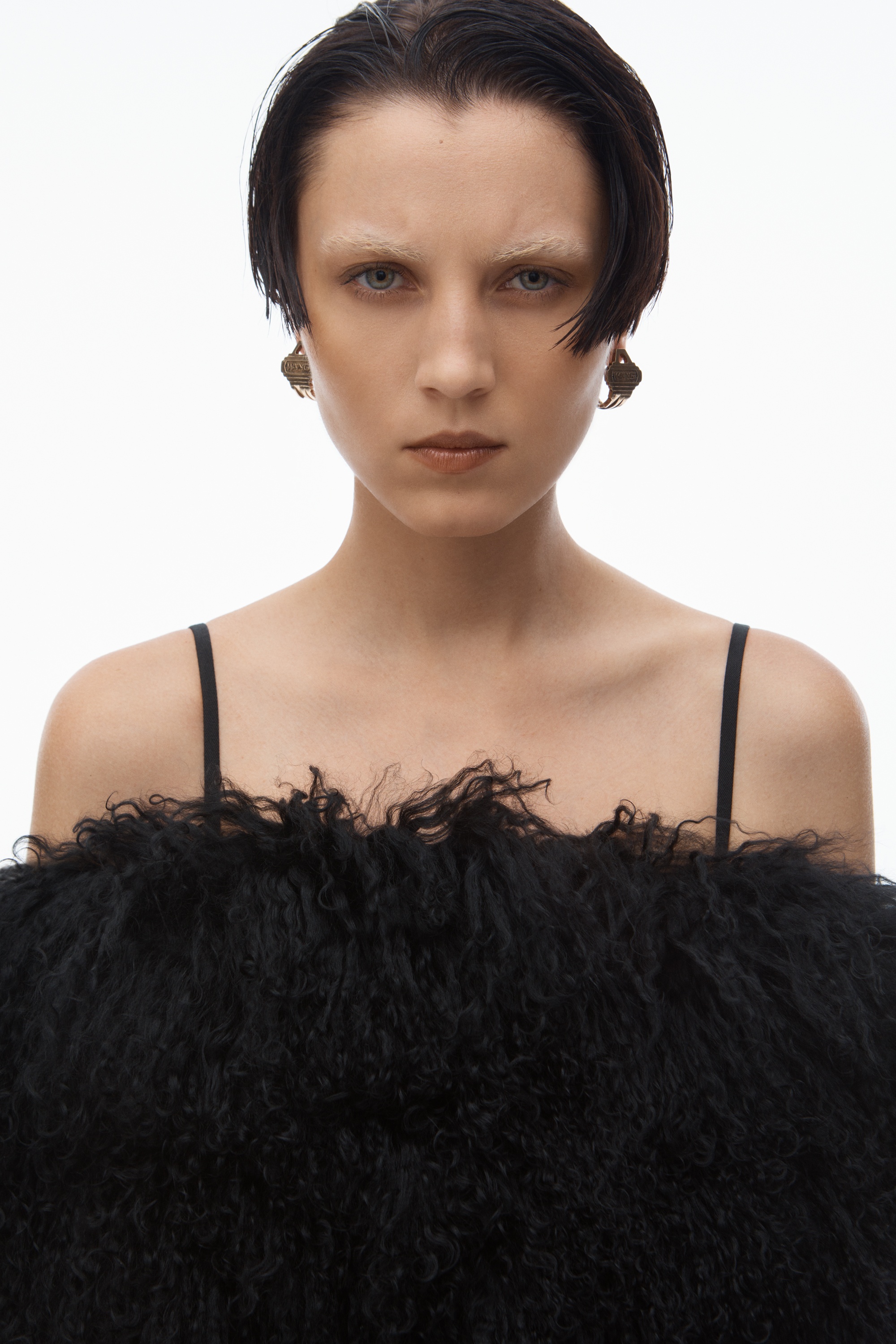 Minidress with Detachable Mongolian Lamb Shearling - 4