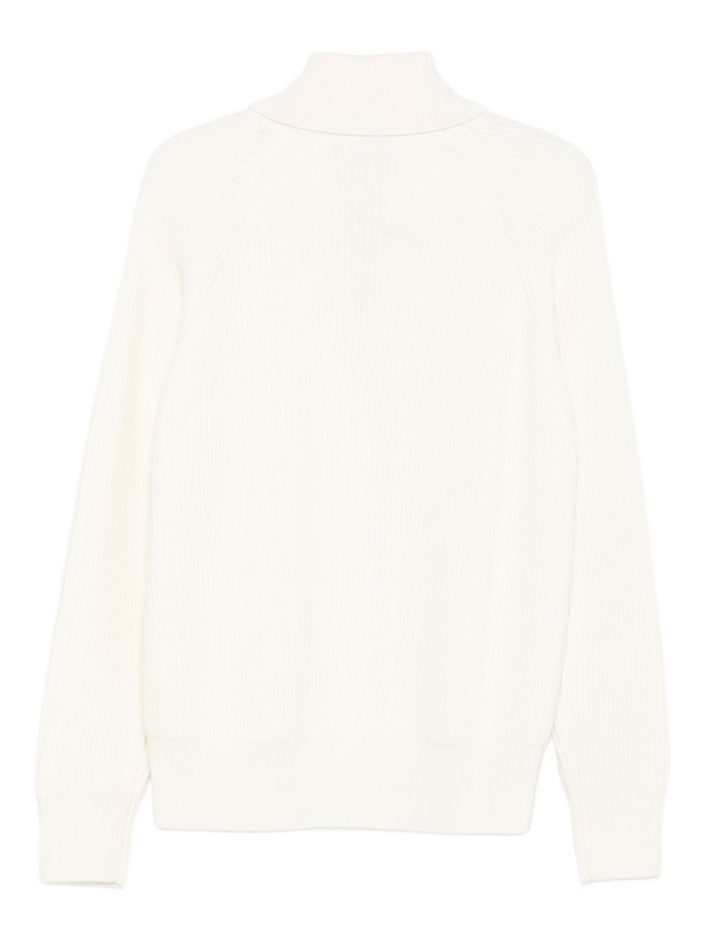 ribbed shawl-collar cardigan - 2