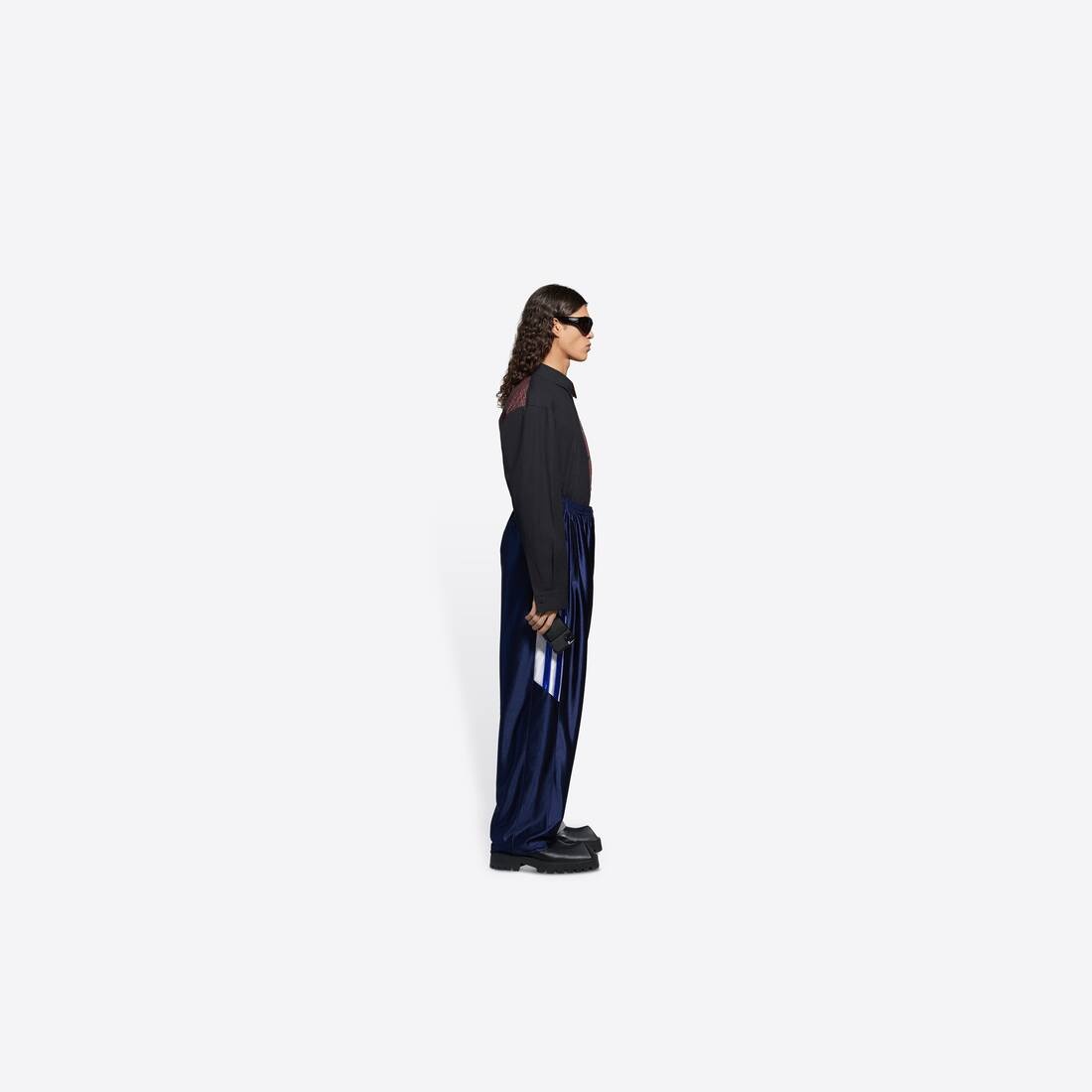 Men's 50/50 Tracksuit Pants in Dark Navy - 3