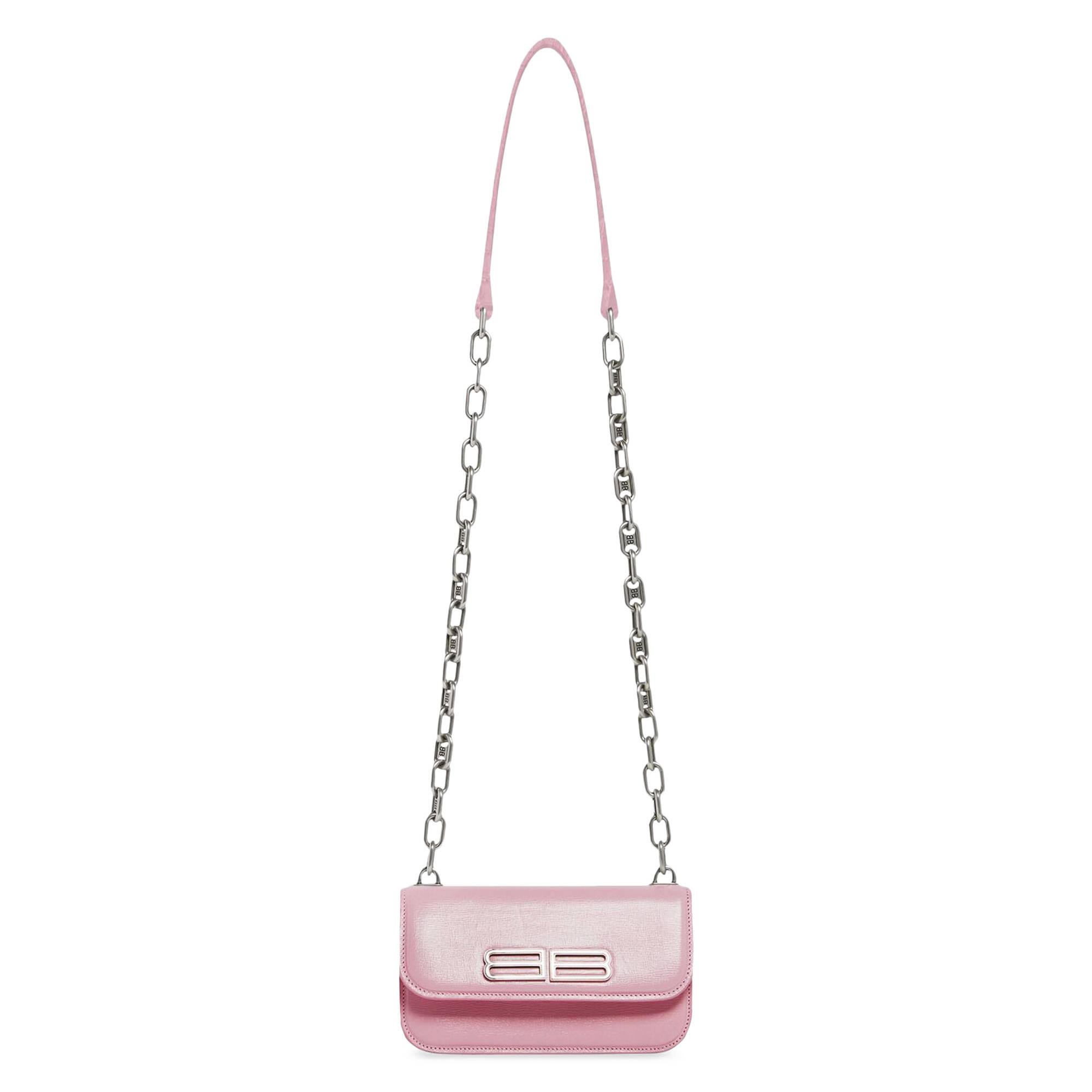 Balenciaga Gossip XS Bag With Chain 'Pink' - 1