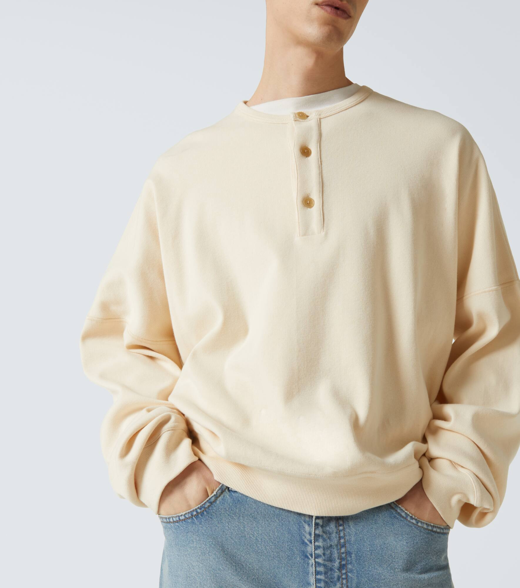 Greto cotton Henley shirt - 6