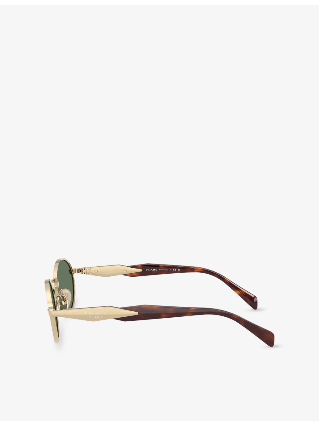65ZS Oval-Frame Metal Sunglasses - 3