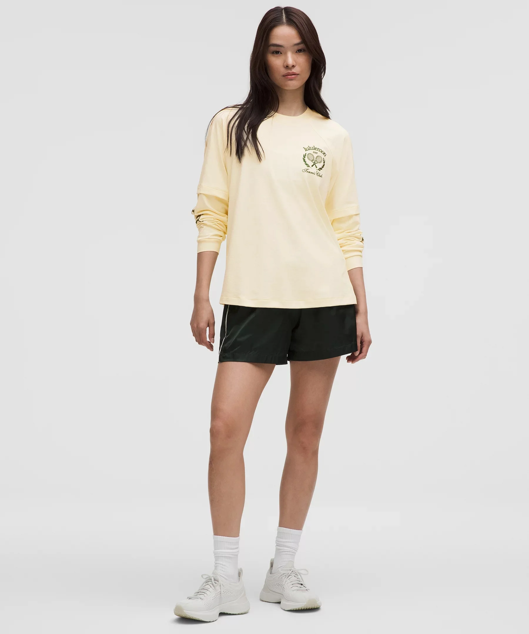 Layered Long-Sleeve T-Shirt *Tennis Club - 1