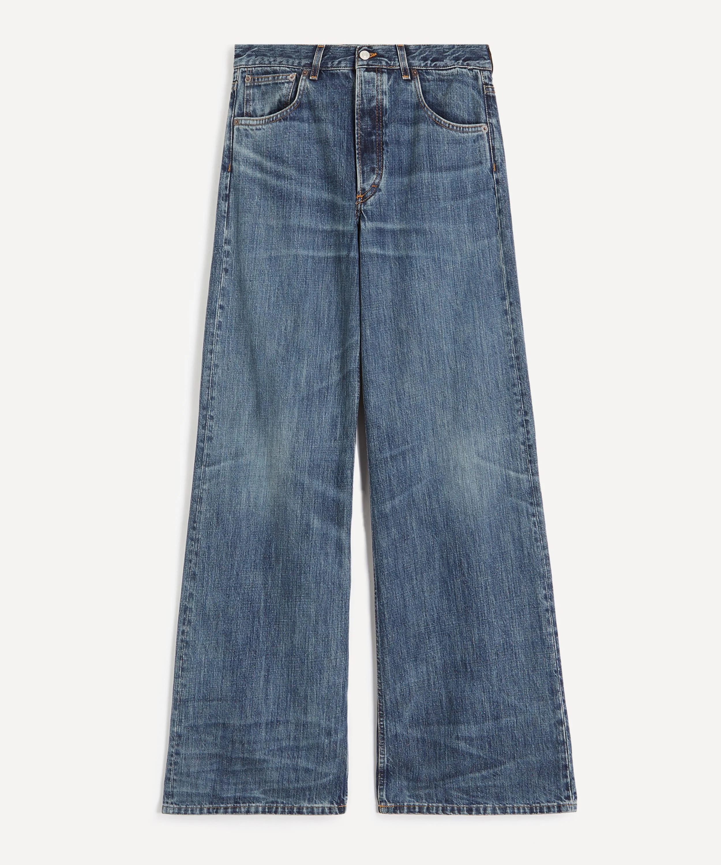 Kyoto Jeans in Dark-Blue Righe - 1