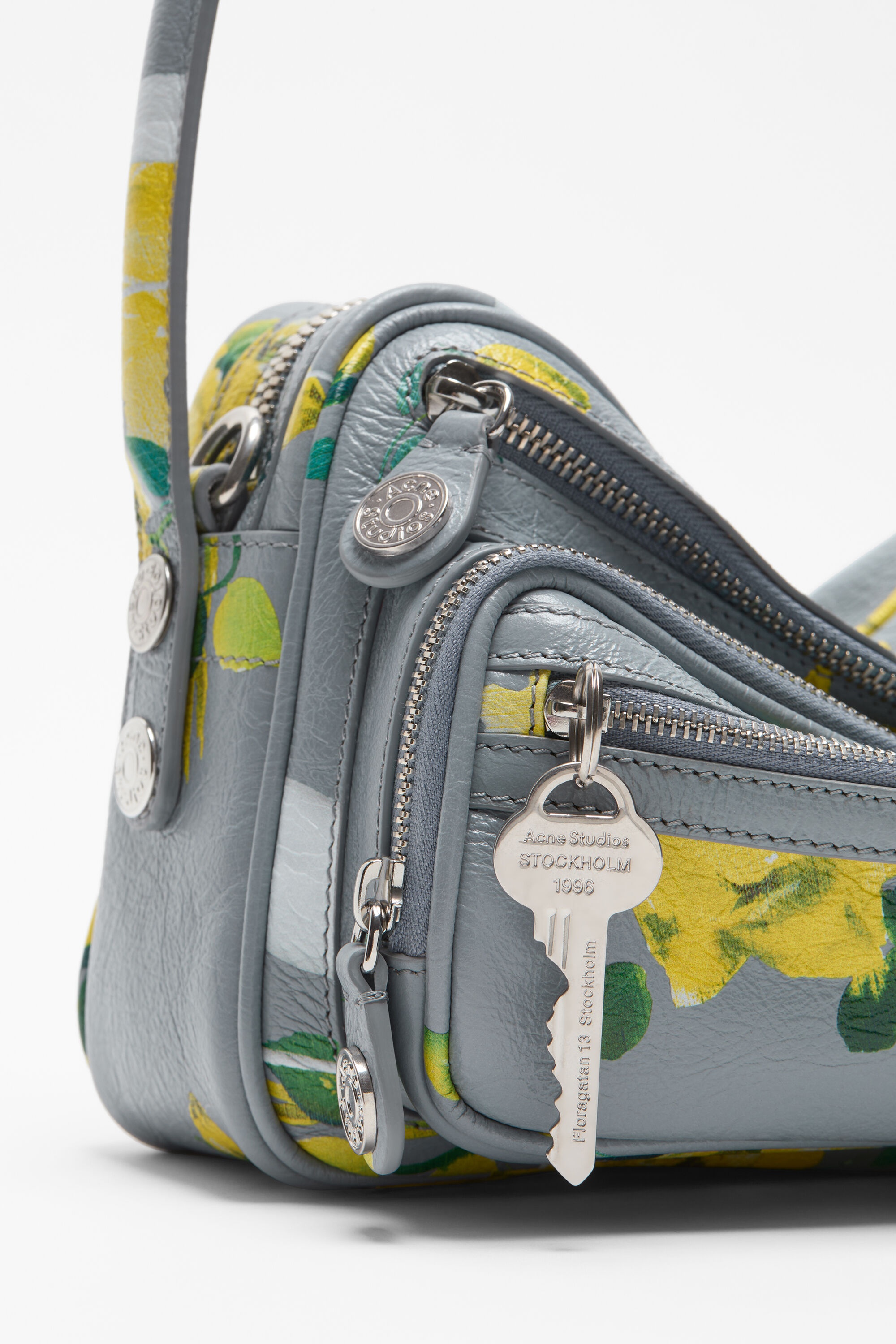 Camero Party shoulder bag - Yellow/grey - 5