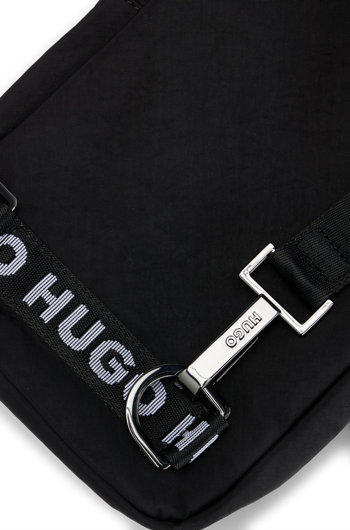 REPORTER BAG WITH CARABINER HOOK AND BRANDED STRAP - 7