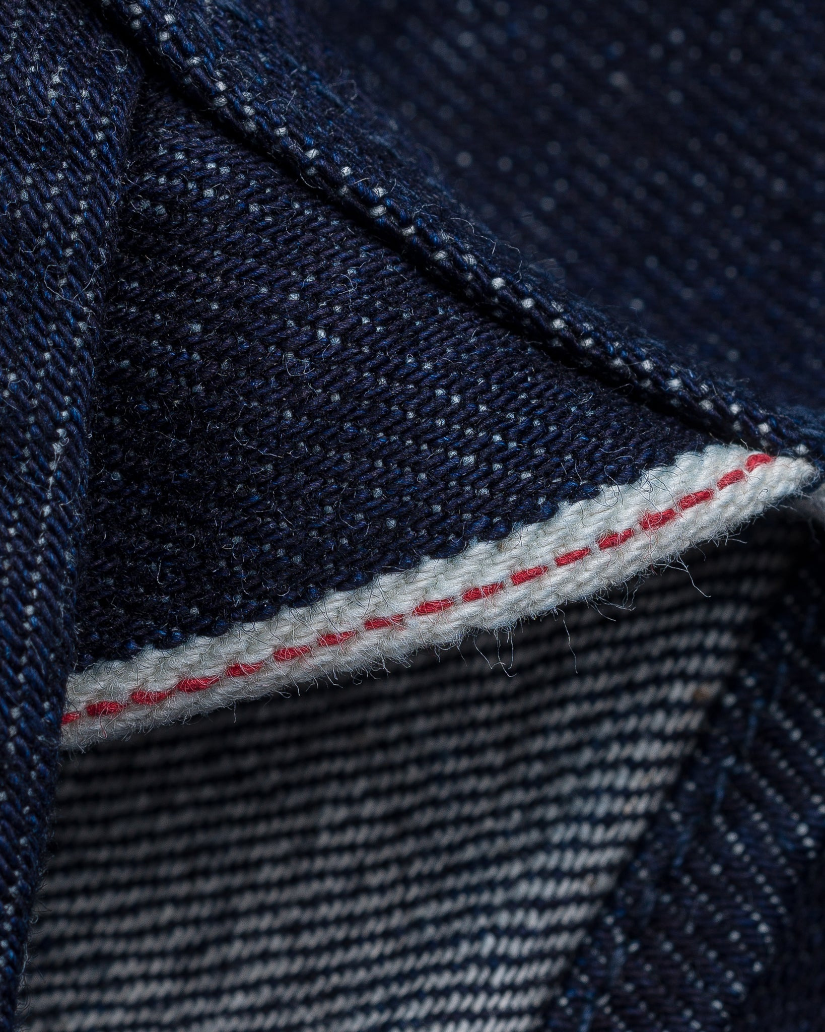 IHSH-33-T 12oz Selvedge Denim Western Shirt With Tonal Stitching - Indigo - 23