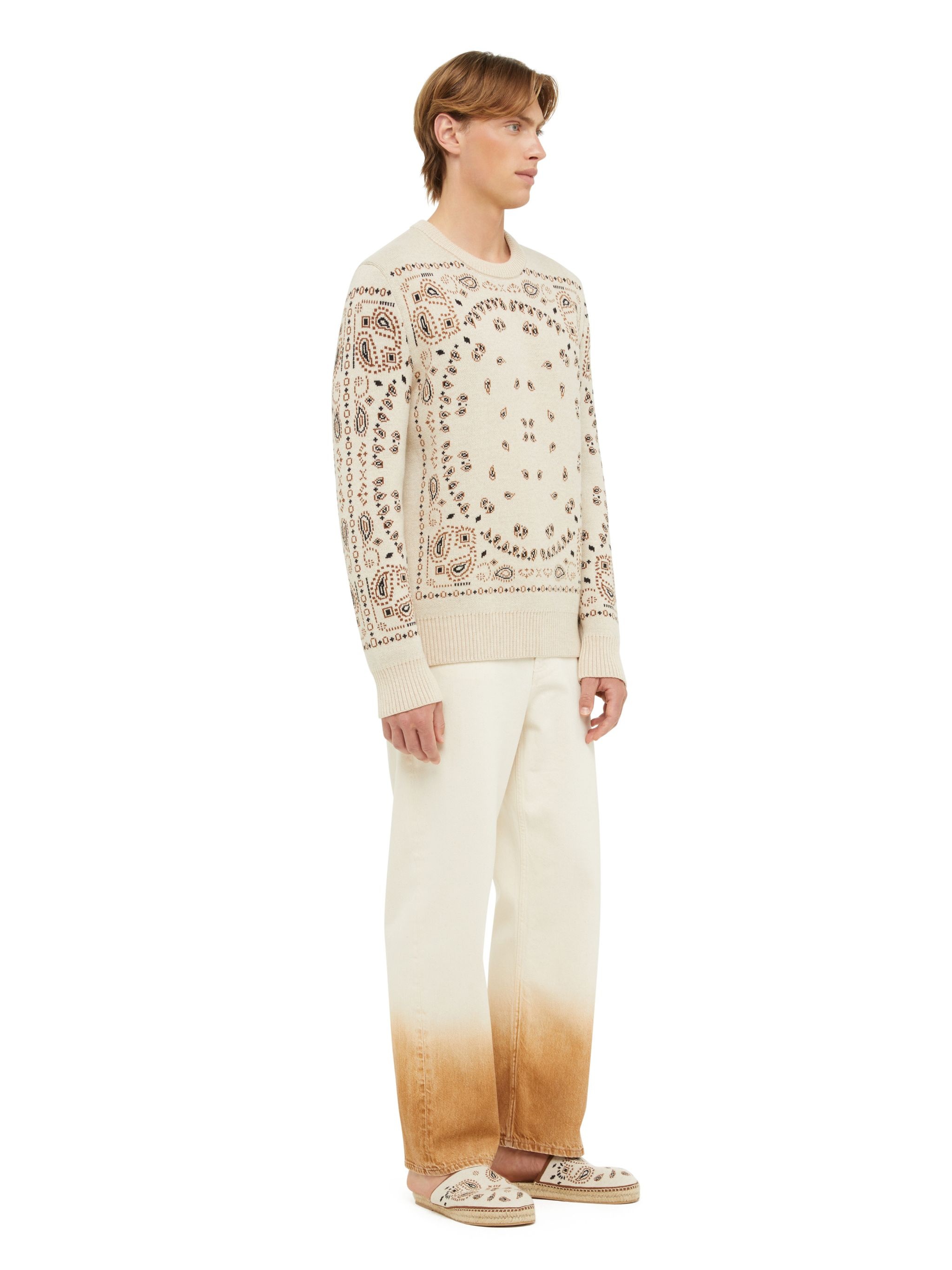 Bandana Jacquard Sweater - 5