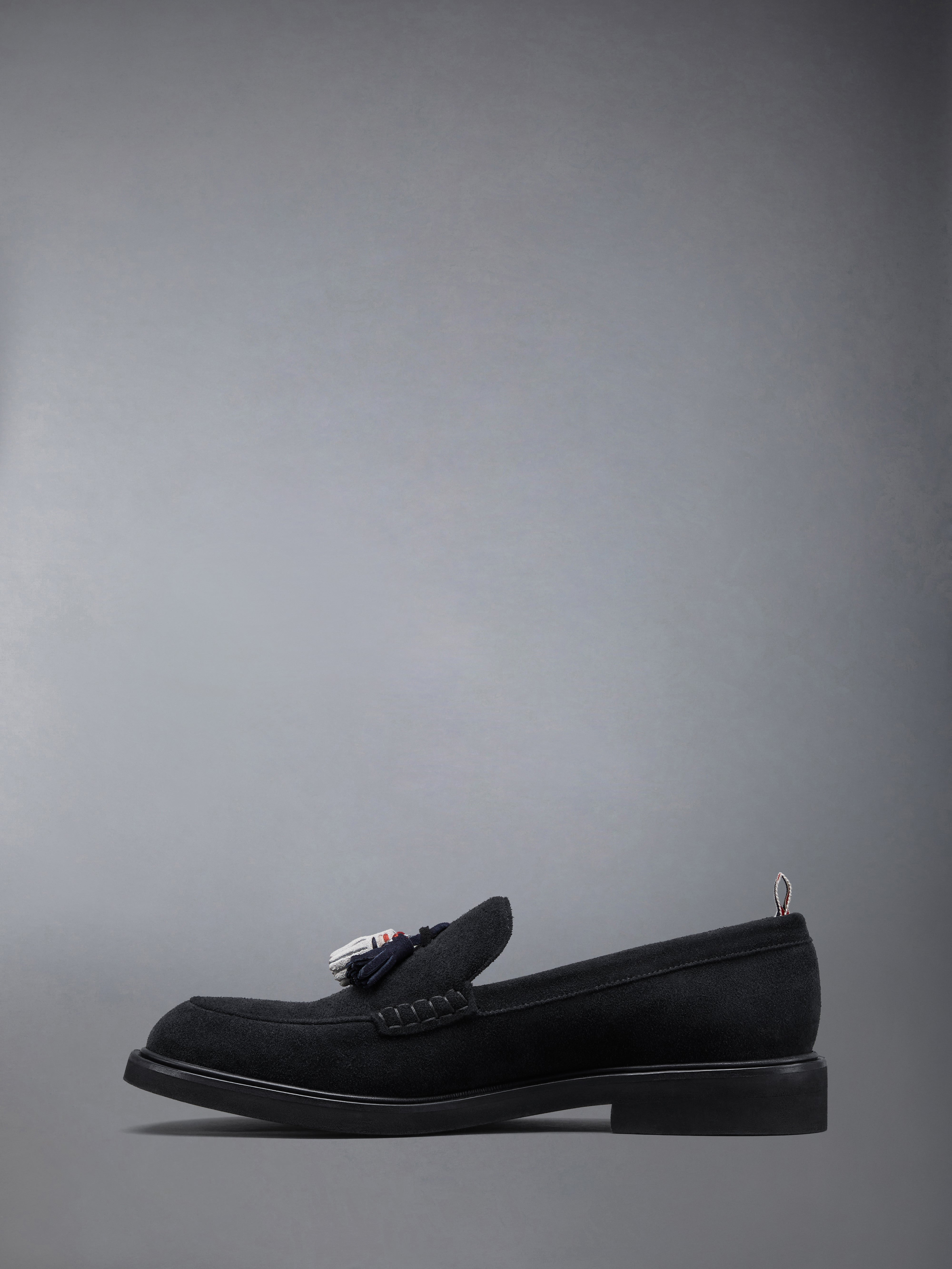 CALF SUEDE RWB TASSEL LOAFER - 3