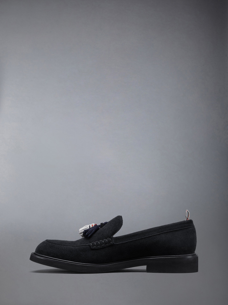 Thom Browne CALF SUEDE RWB TASSEL LOAFER outlook