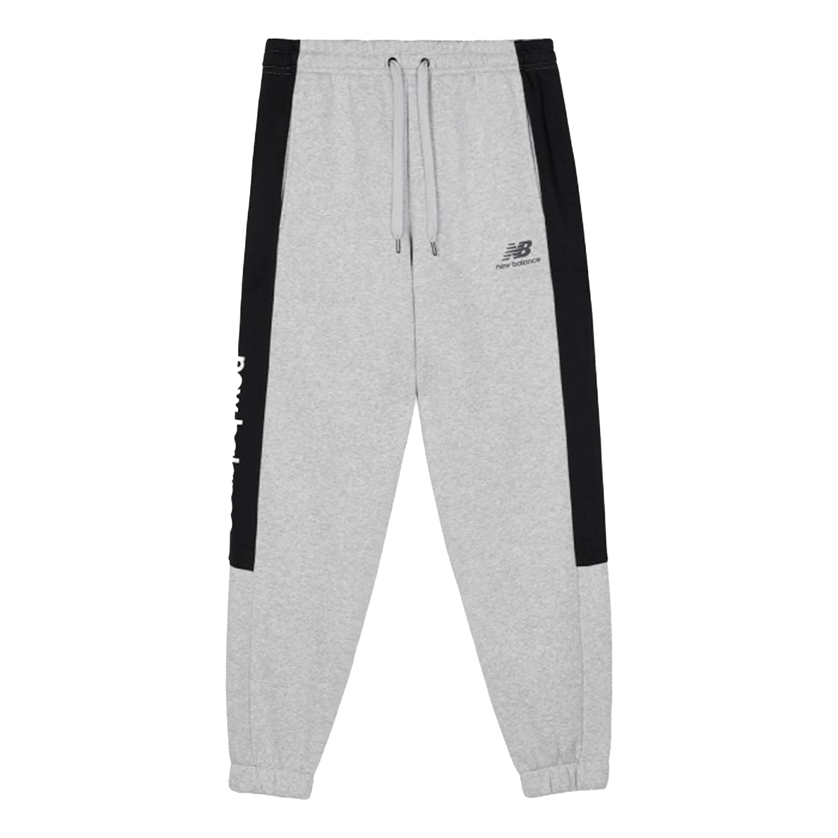 New Balance Cotton Sport Joggers 'Grey Black' AMP03344-AG - 1