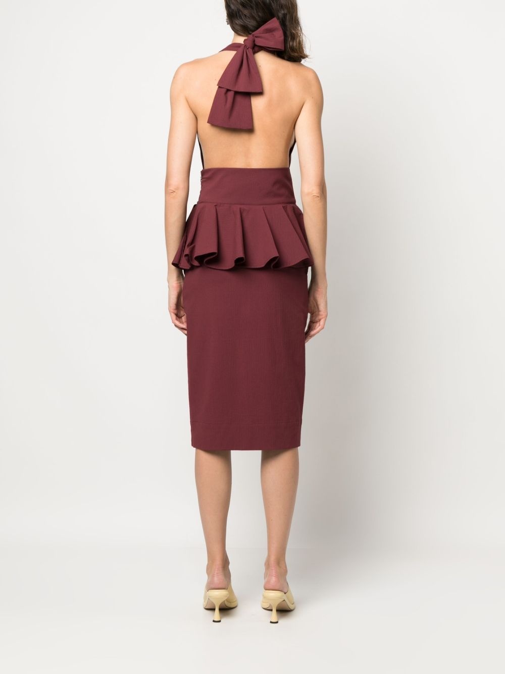 Dorever peplum midi dress - 4