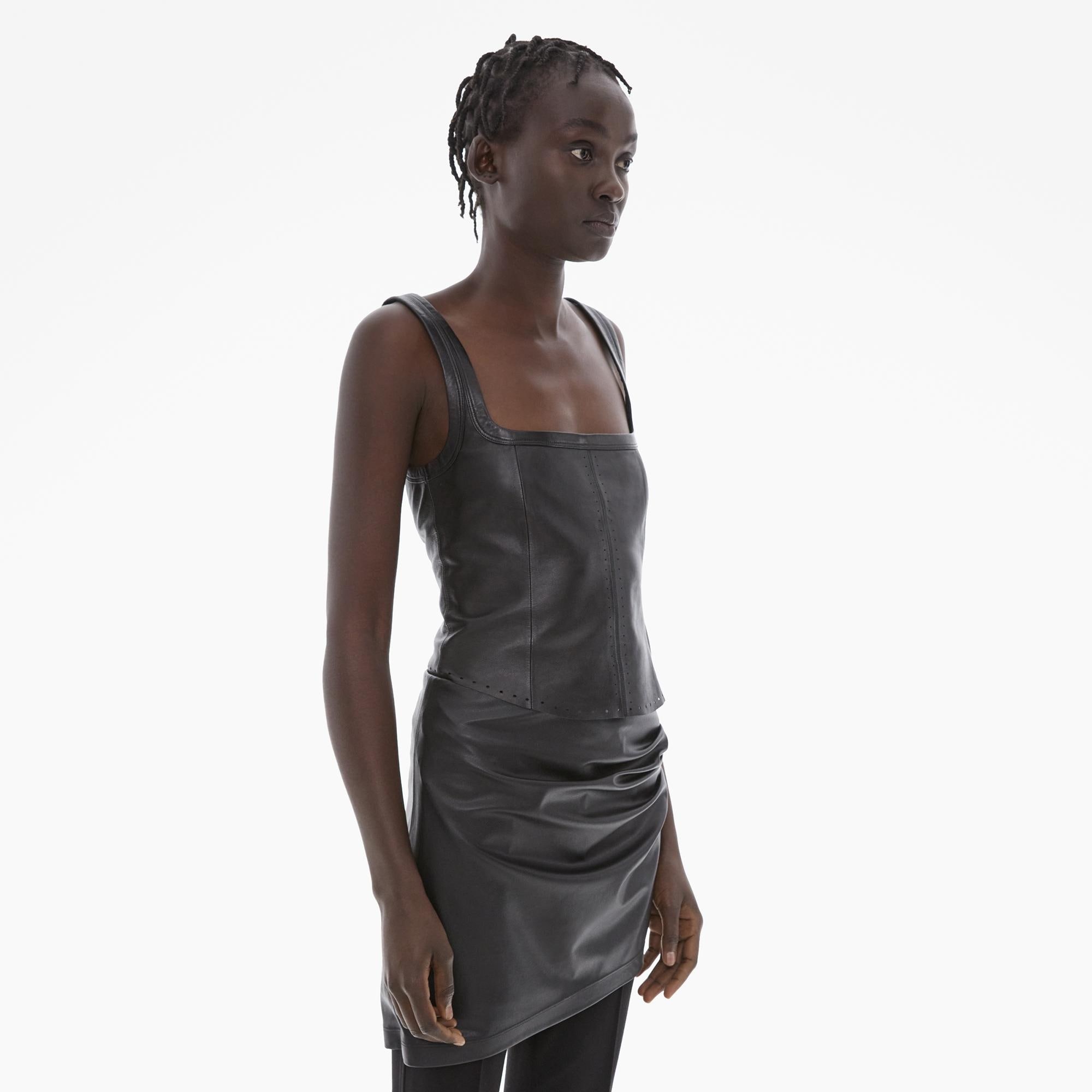 LEATHER TANK TOP - 5