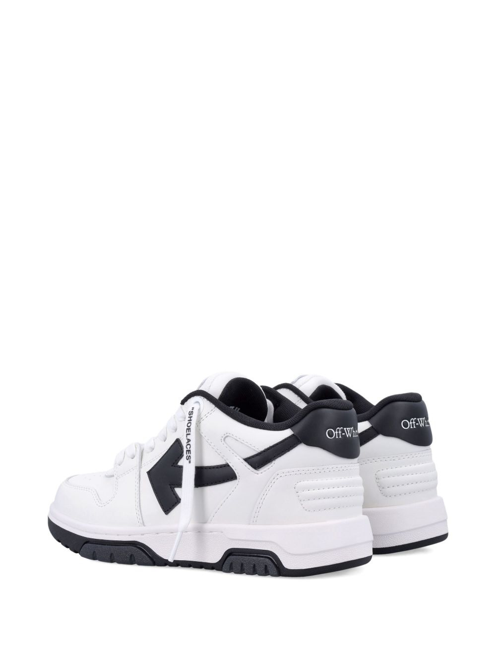 Out Of Office lace-up leather sneakers - 4