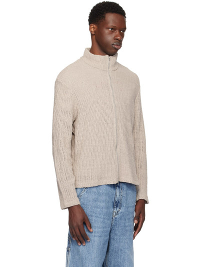 Our Legacy Gray Shrunken Sweater outlook