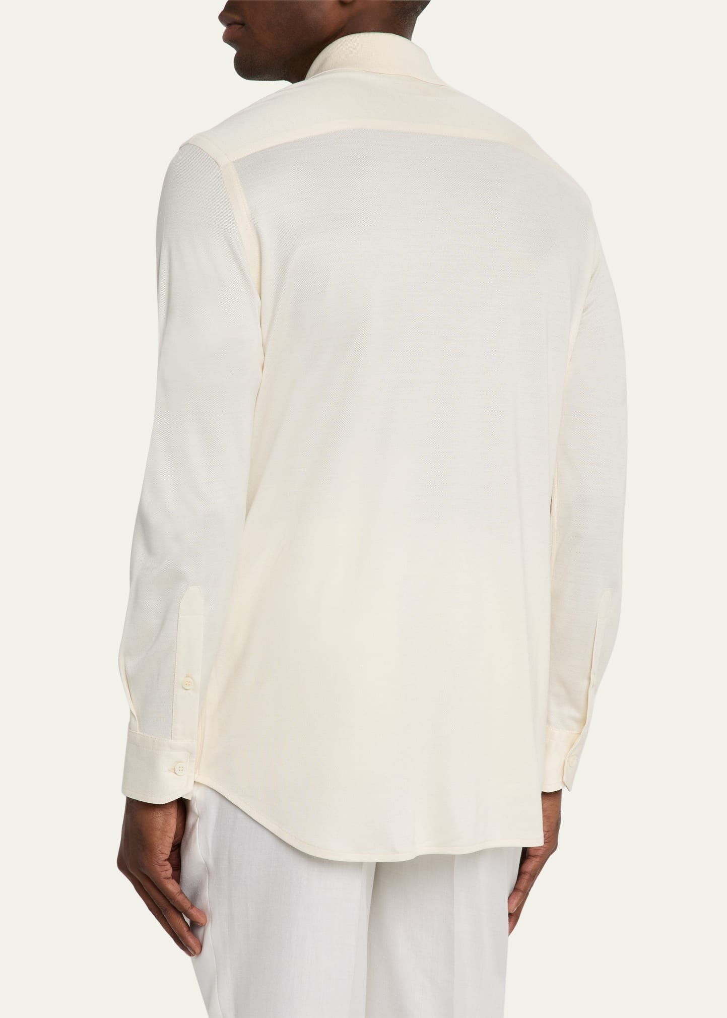 Men's Silk Pique Sport Shirt - 3