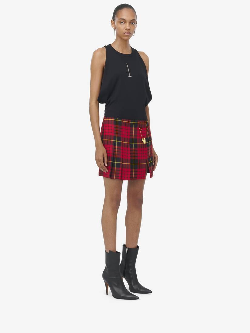 Tartan Mini Skirt - 3