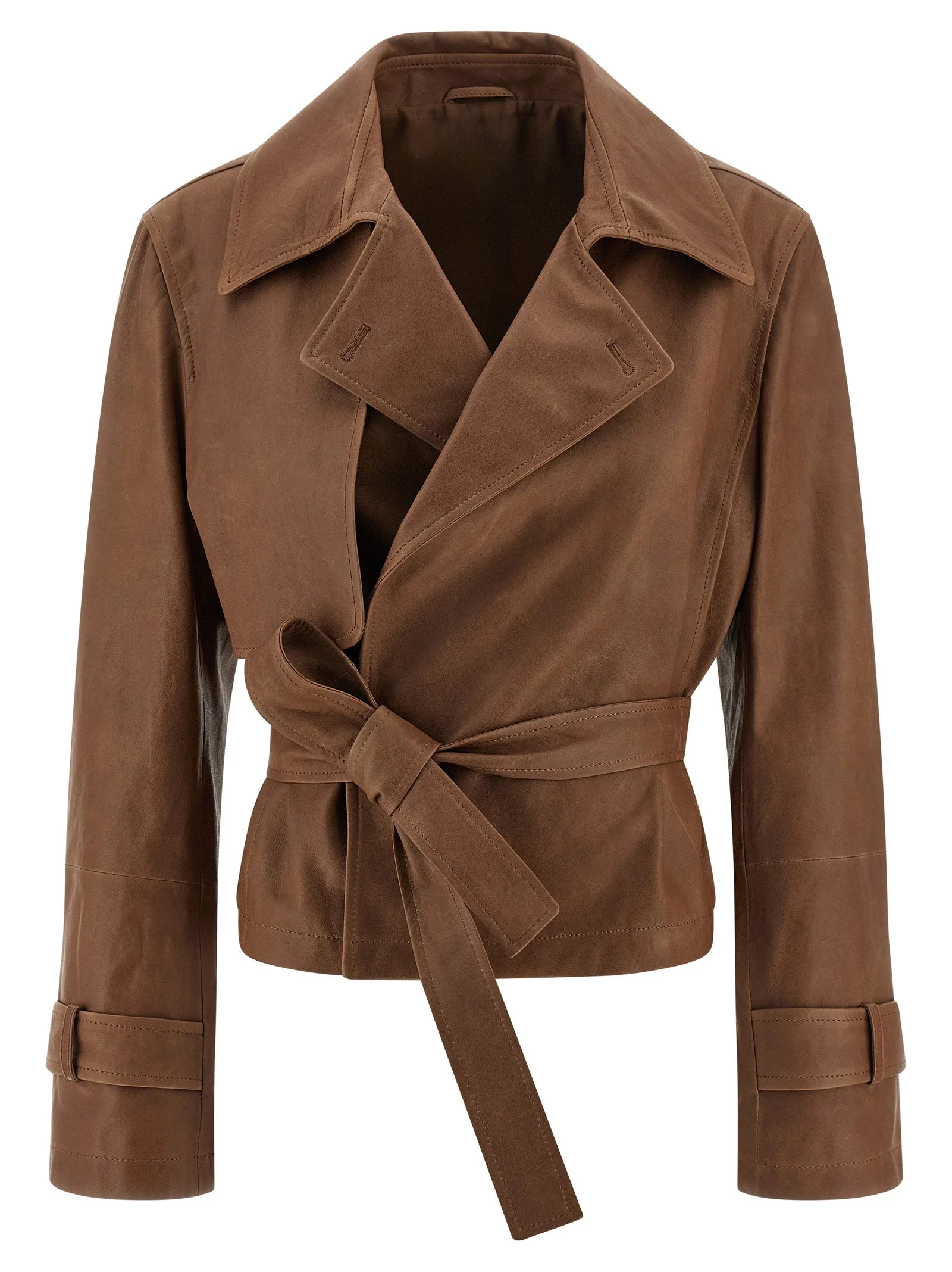 Brunello Cucinelli Women 'Crop' Trench Coat - 1
