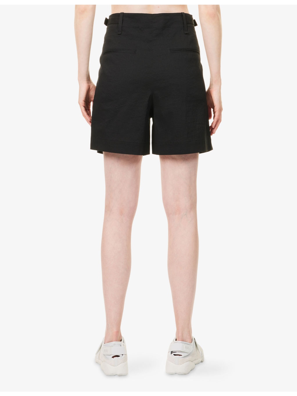 Washi Ensemble U Pleated Woven Shorts - 4