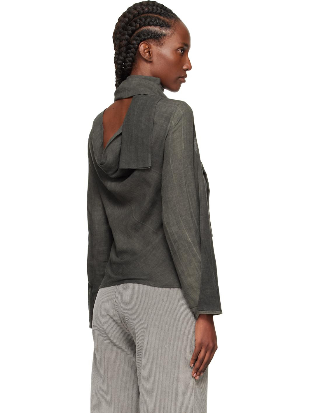 Gray Virtuous Blouse - 3