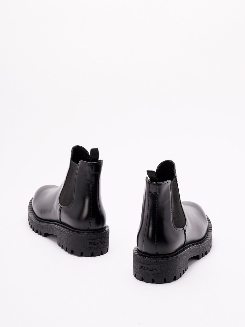 Prada Men Leather Chelsea Boots - 3