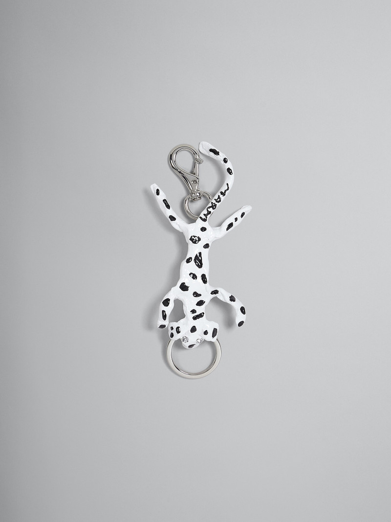 PLAYFUL WHITE KEYRING 1