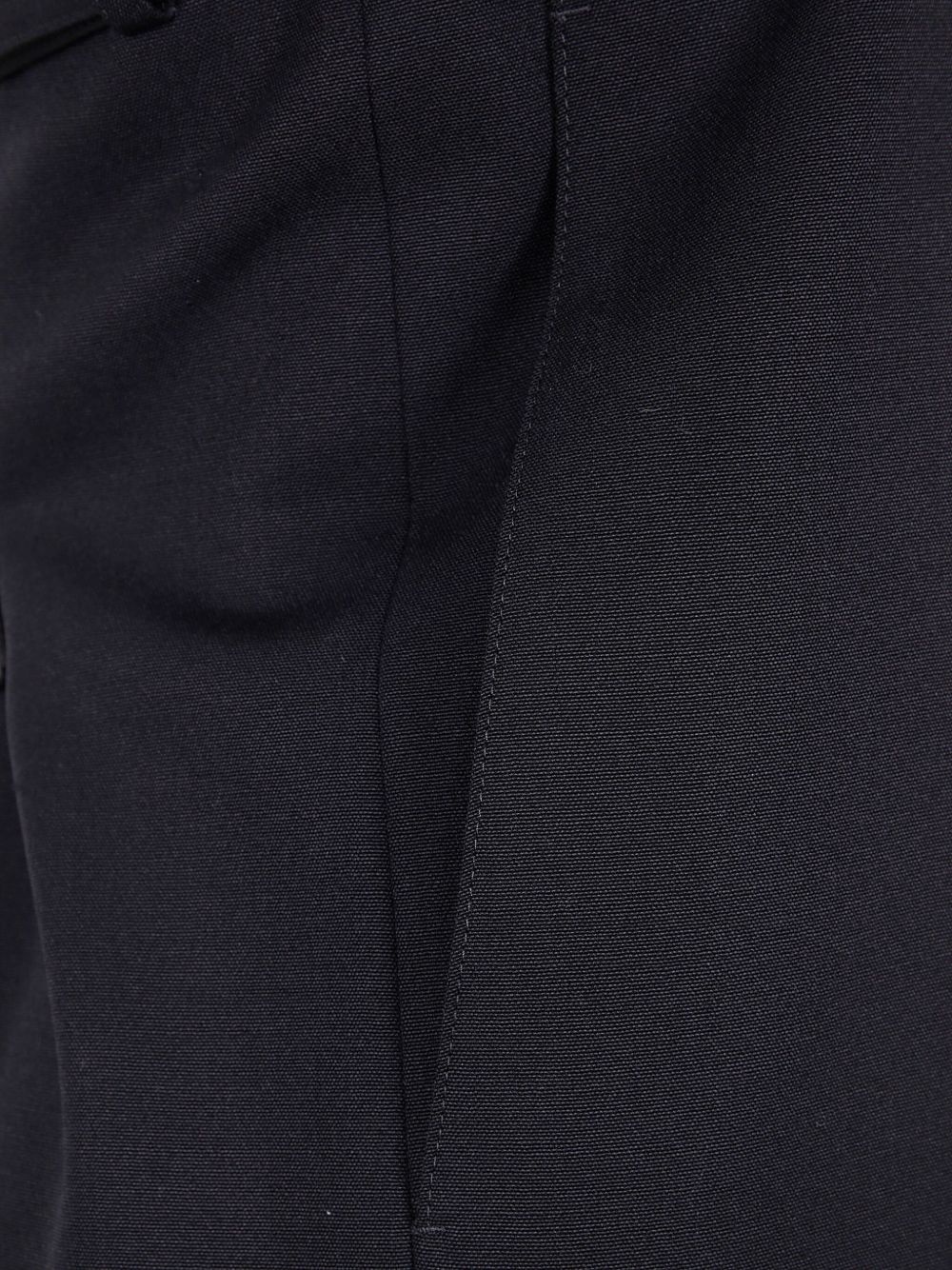 leather-trimmed jumpsuit - 3