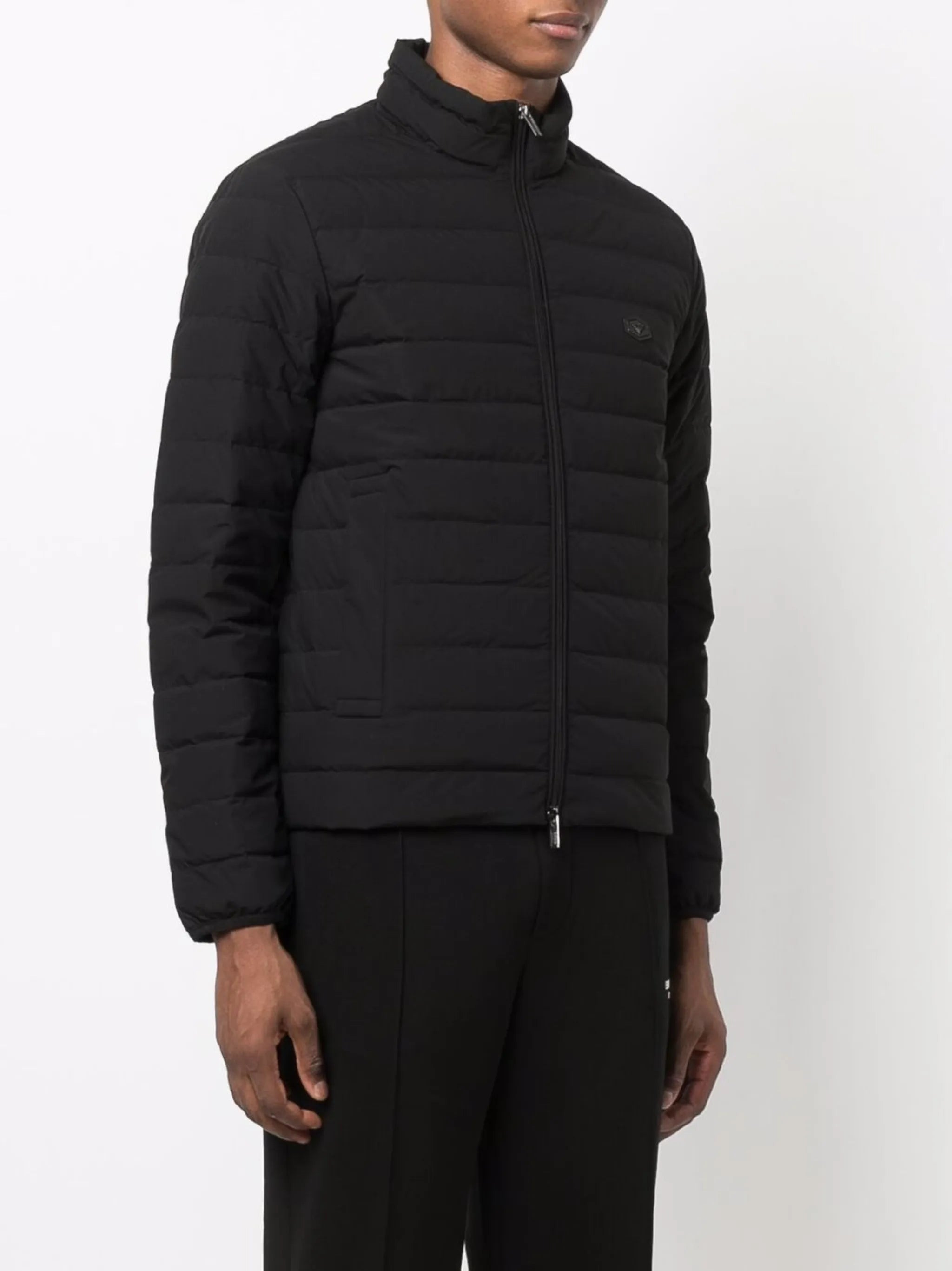 Emporio Armani Padded Logo-patch Jacket - 3