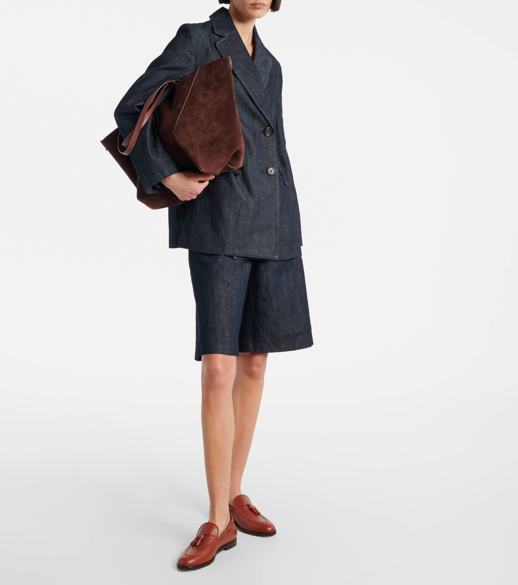 Frank denim Bermuda shorts - 2