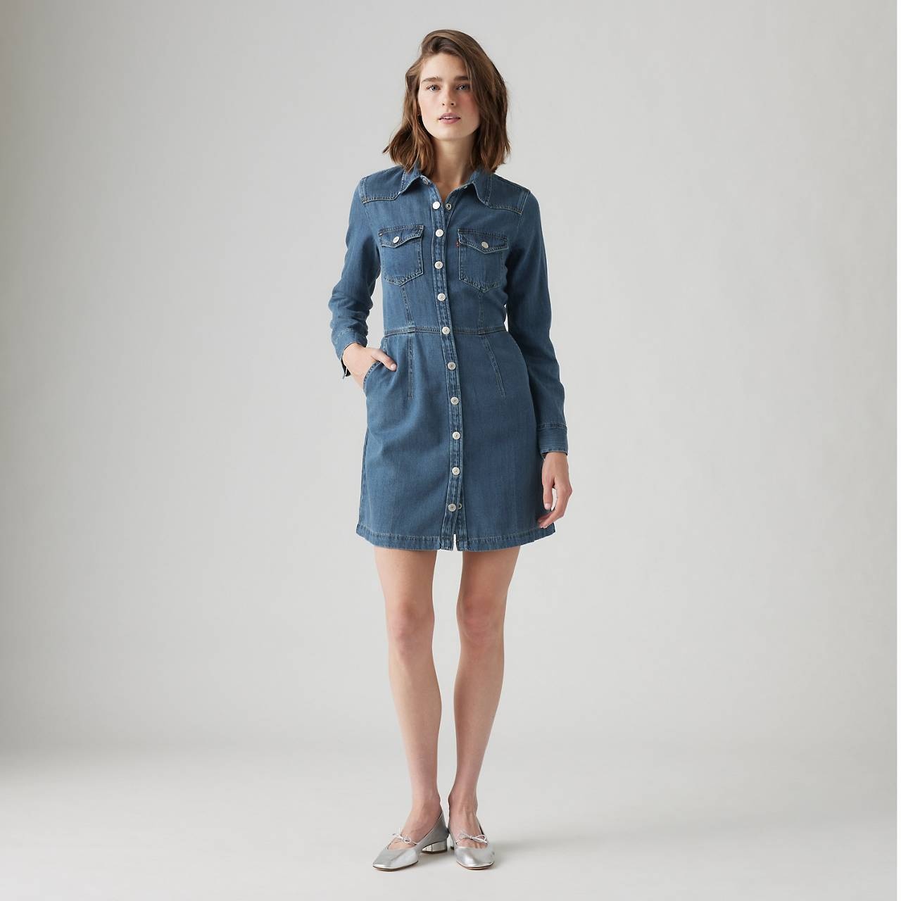 OTTO WESTERN DENIM DRESS - 2