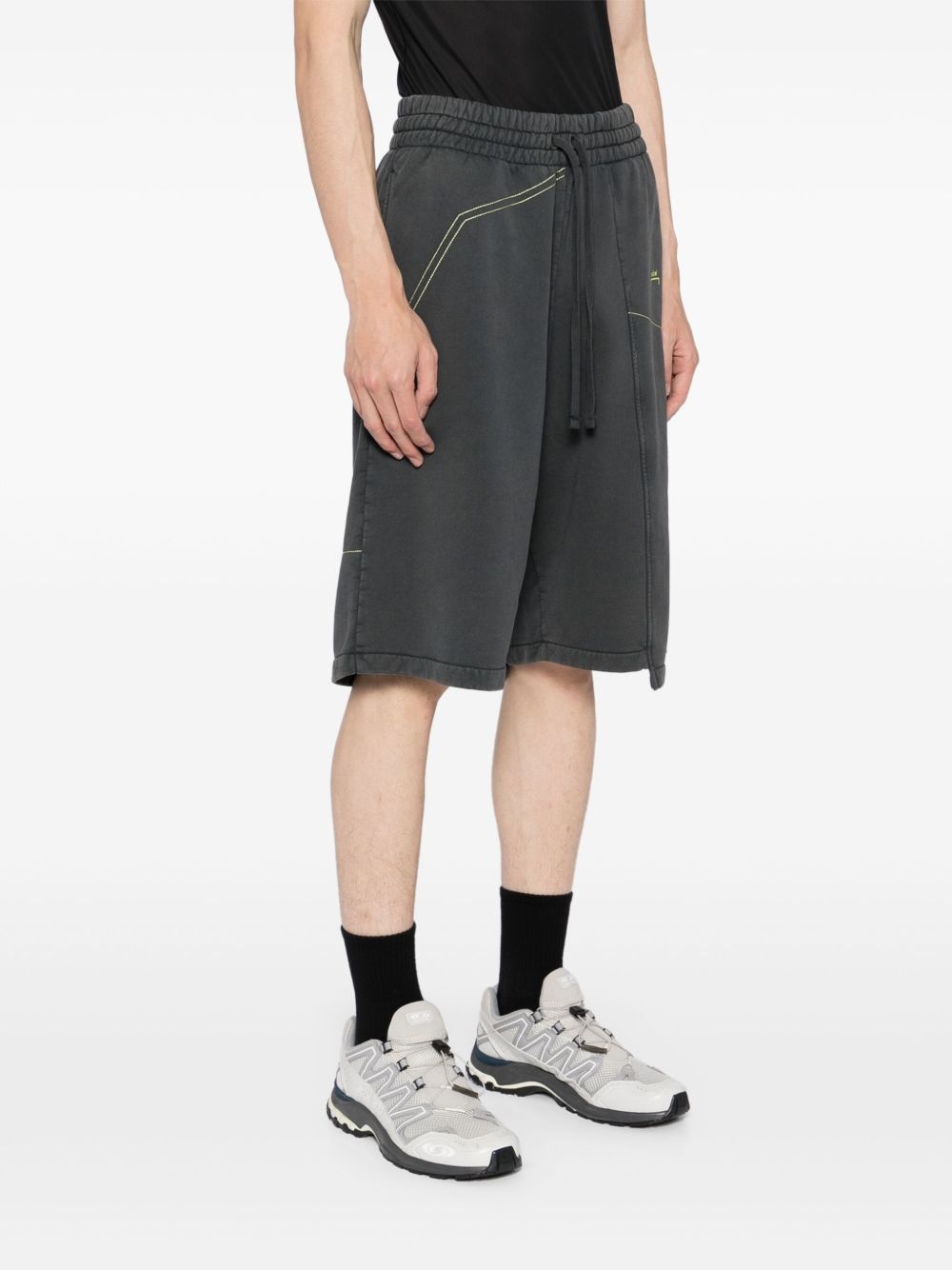 logo-print shorts - 3