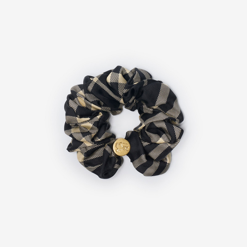 Burberry Check Silk Scrunchie outlook