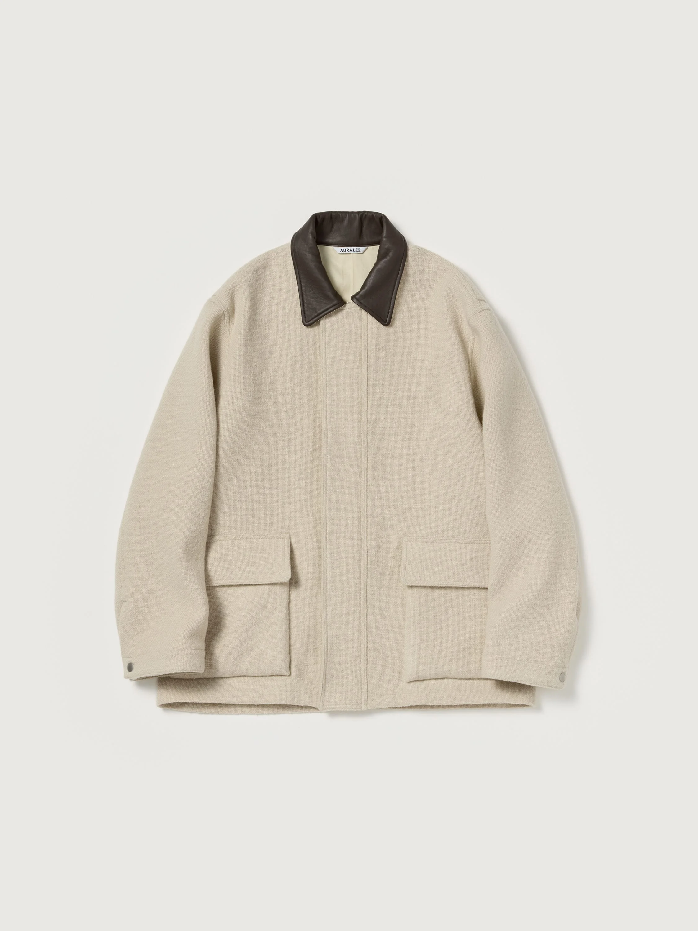HOMESPUN TWEED ZIP BLOUSON - 1