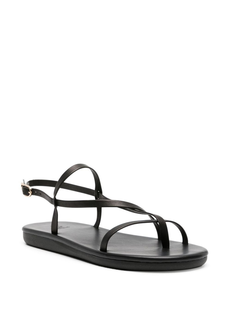 ANCIENT GREEK SANDALS Alethea flat leather sandals outlook
