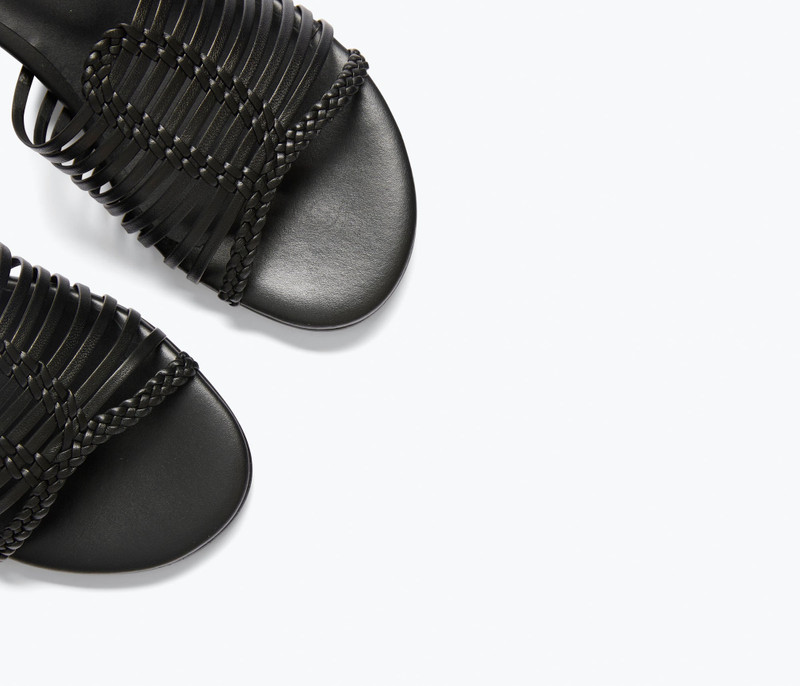 FRĒDA SALVADOR JUDY WOVEN BLOCK HEEL SANDAL outlook