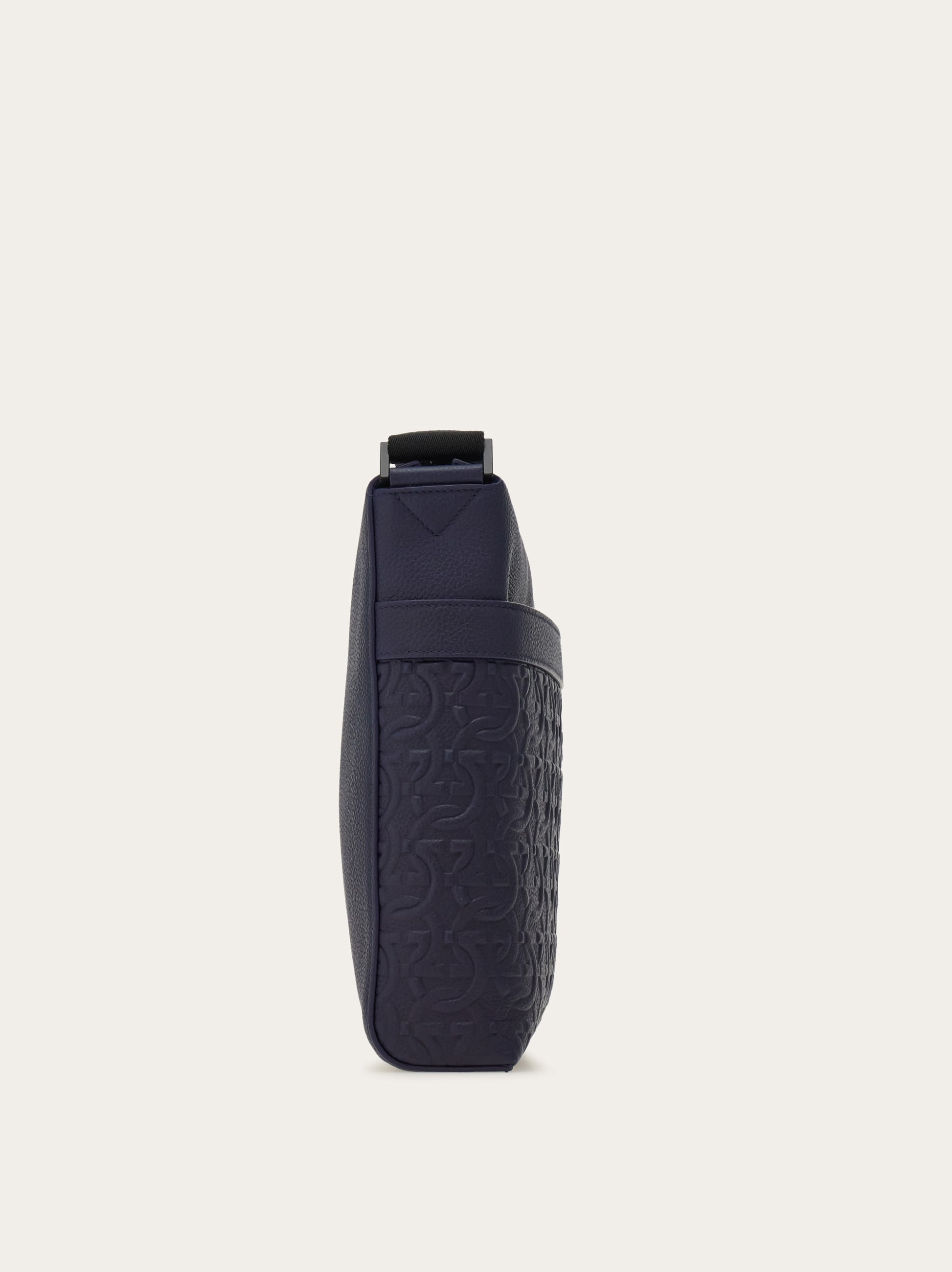 Embossed Gancini crossbody bag - 3