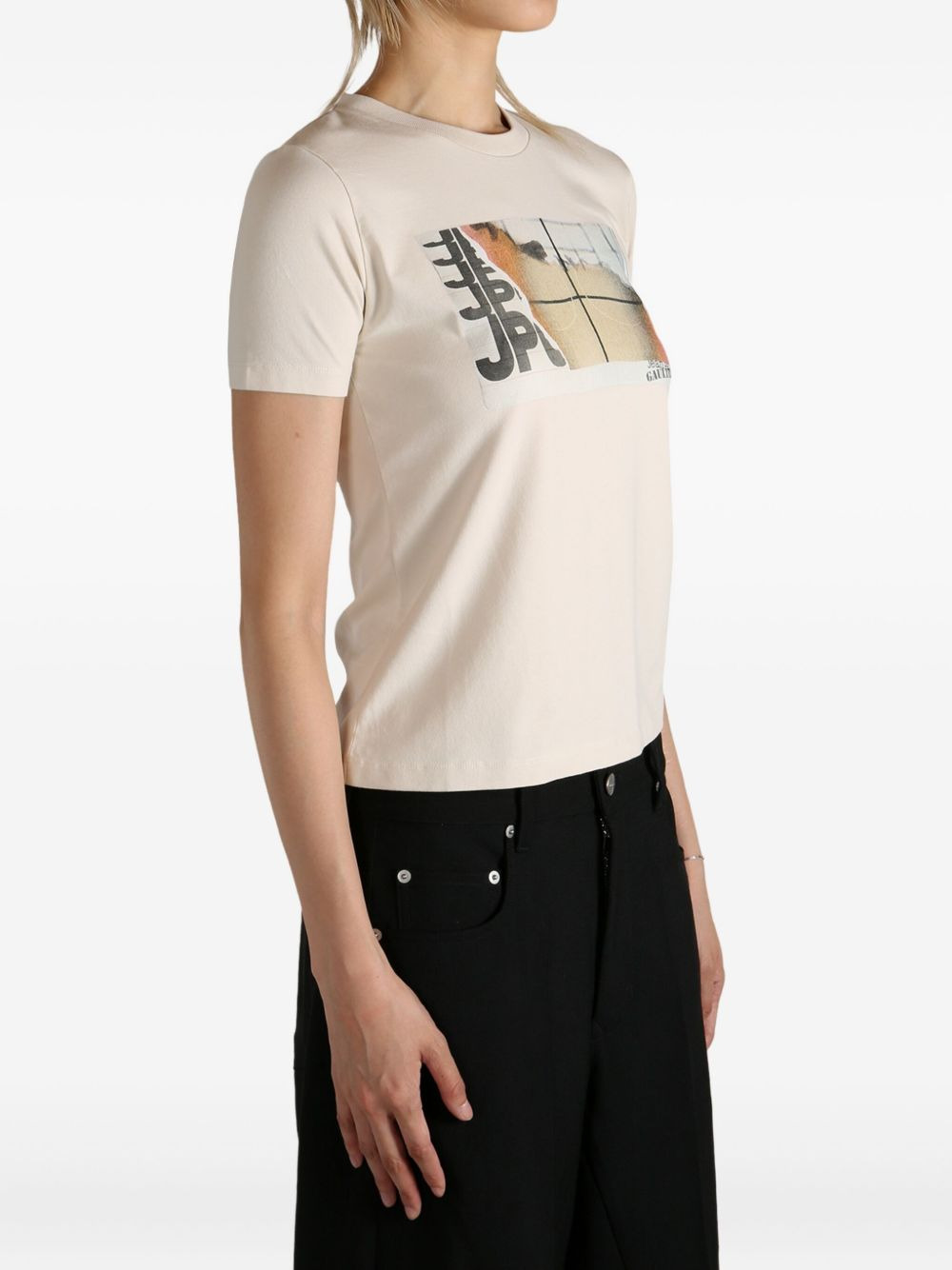 logo-print T-shirt - 3