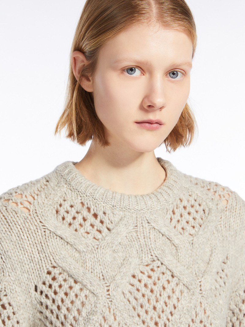 NARVEL Diamond-knit crew-neck sweater 5