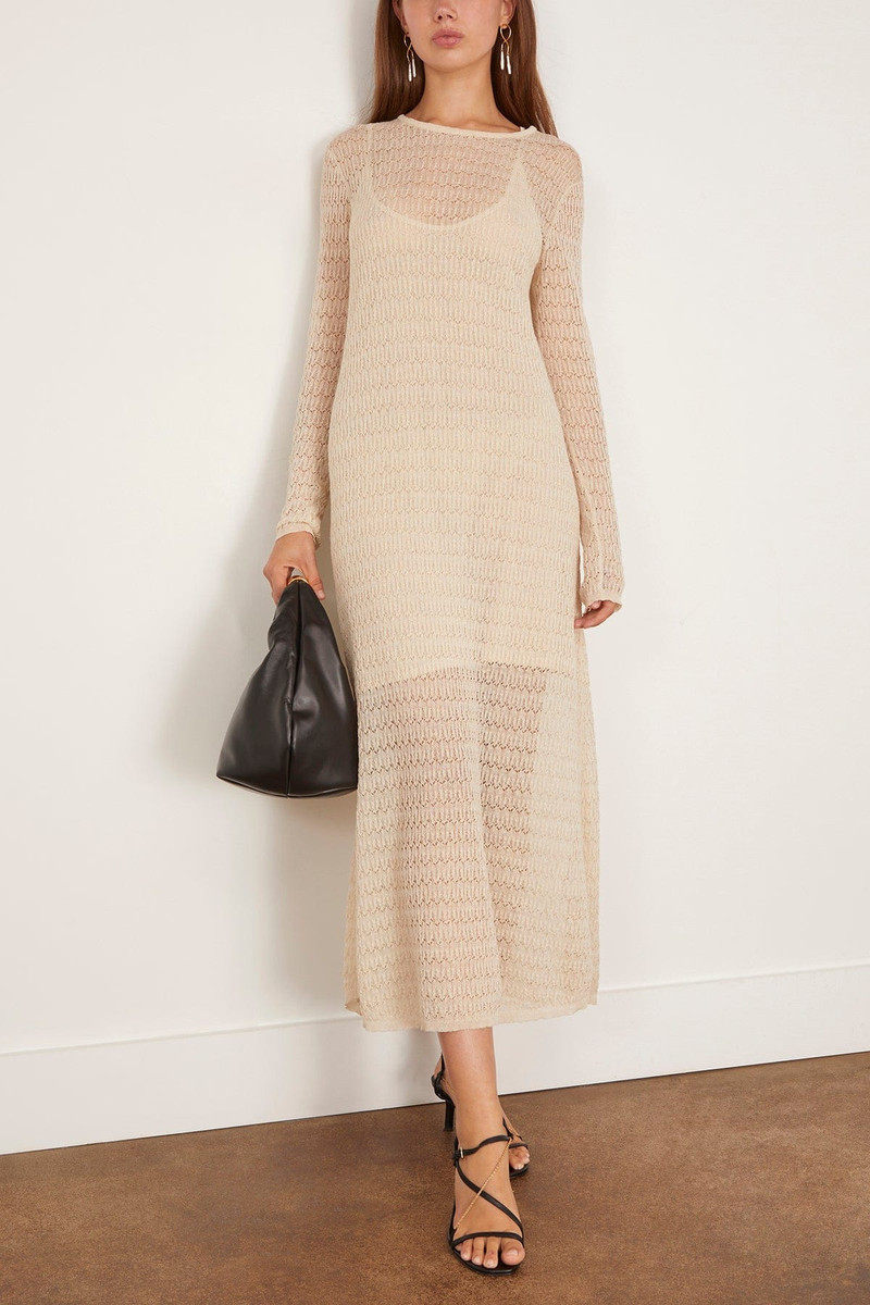 Proenza Schouler Miriam Dress in Ecru outlook